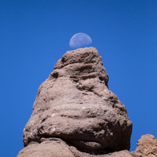 Mesiac nad Roques de Garcia