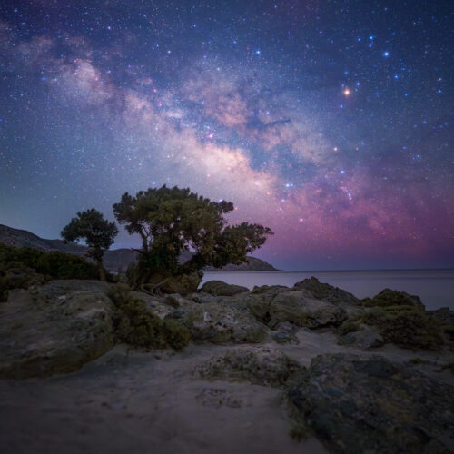 Milky Way at twilight